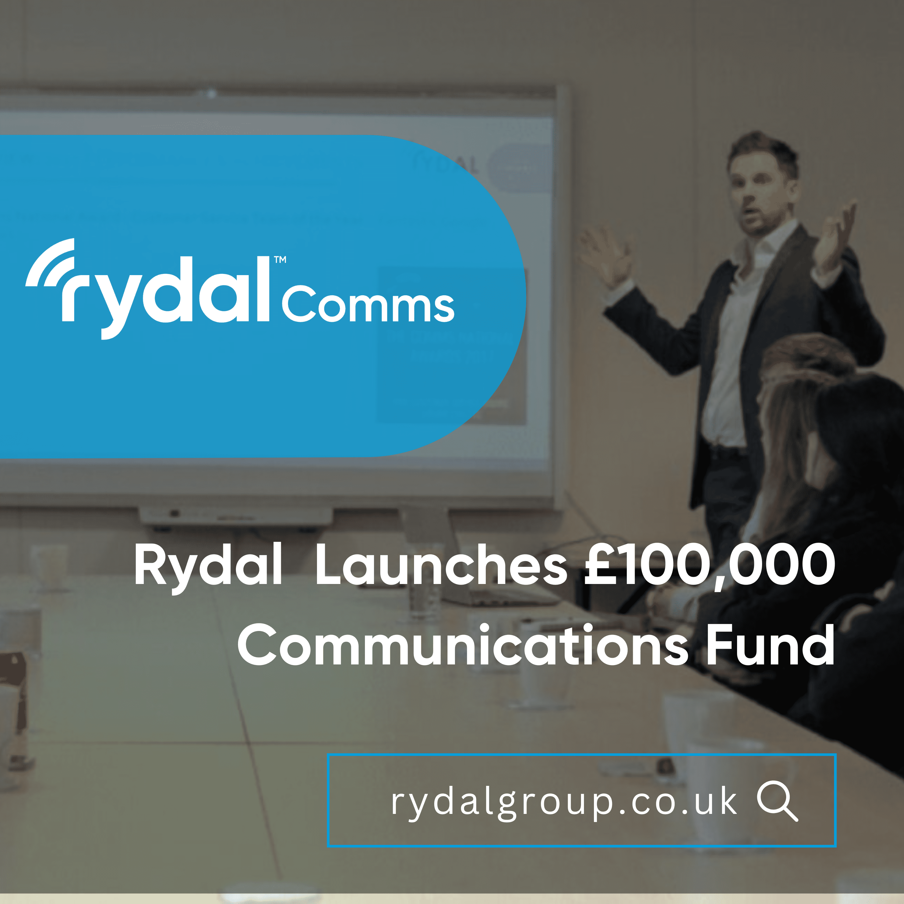 Rydal Comms launches £100,000 fund for the businesses