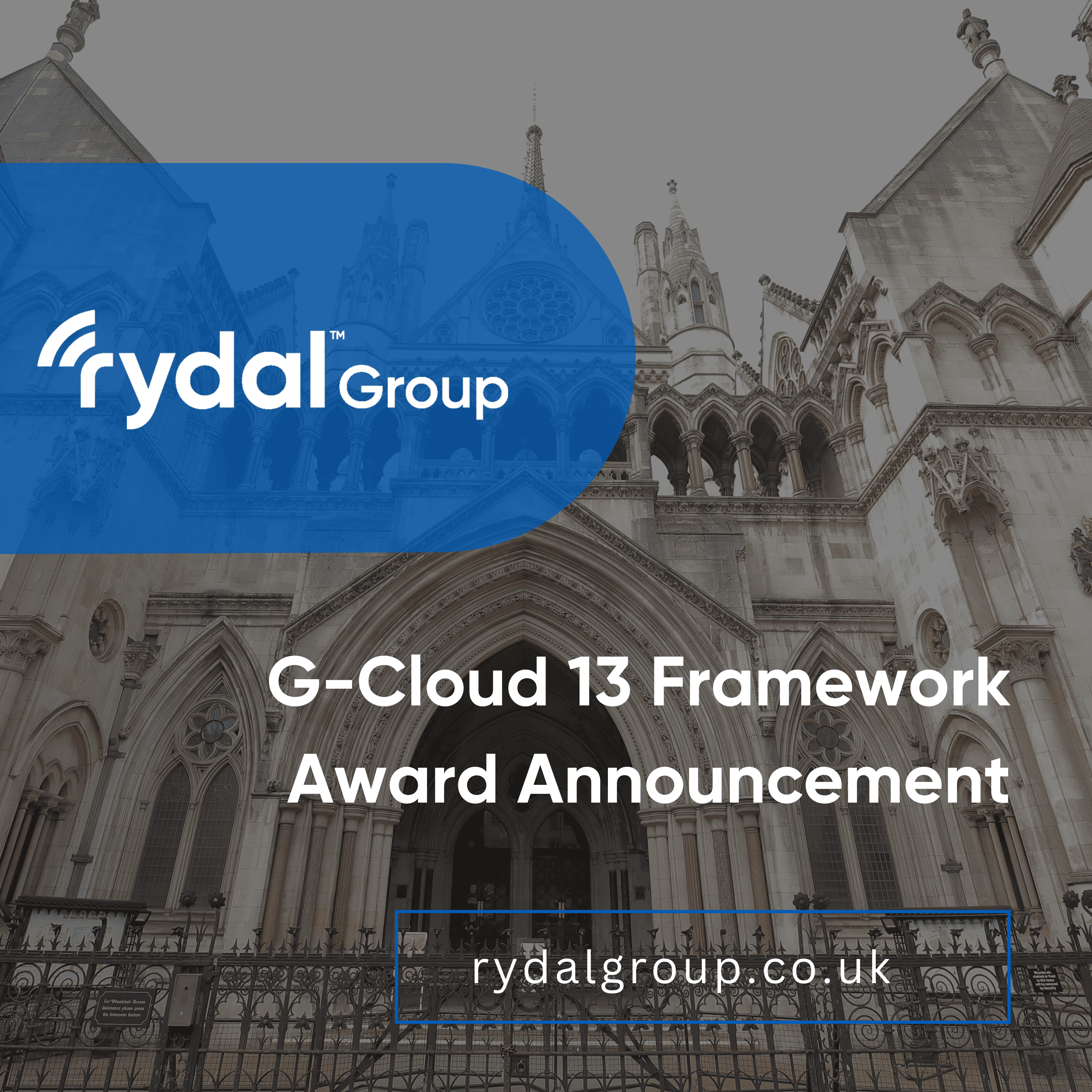 G-Cloud 13 Framework Award Announcement