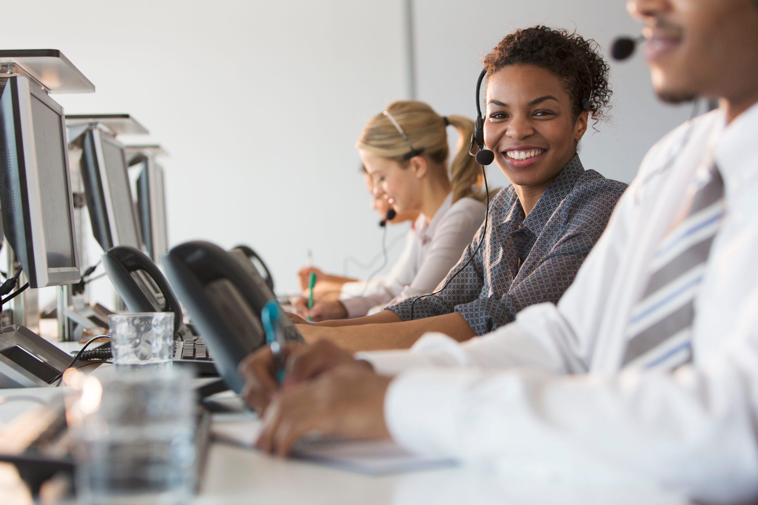 employees working happy