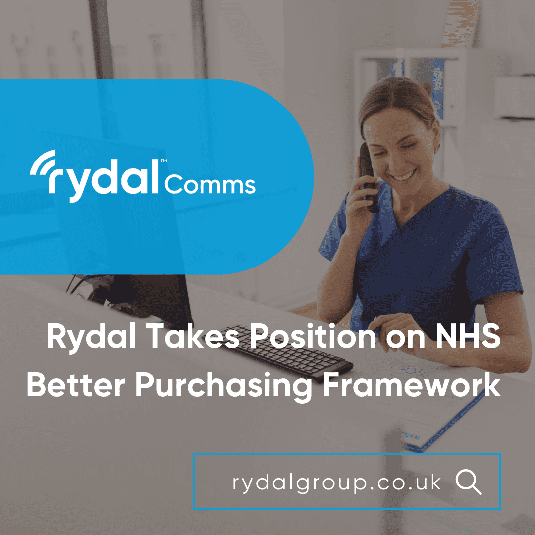 Rydal Group Secures Spot on NHS Better Purchasing Framework for Advanced Telephony Solutions